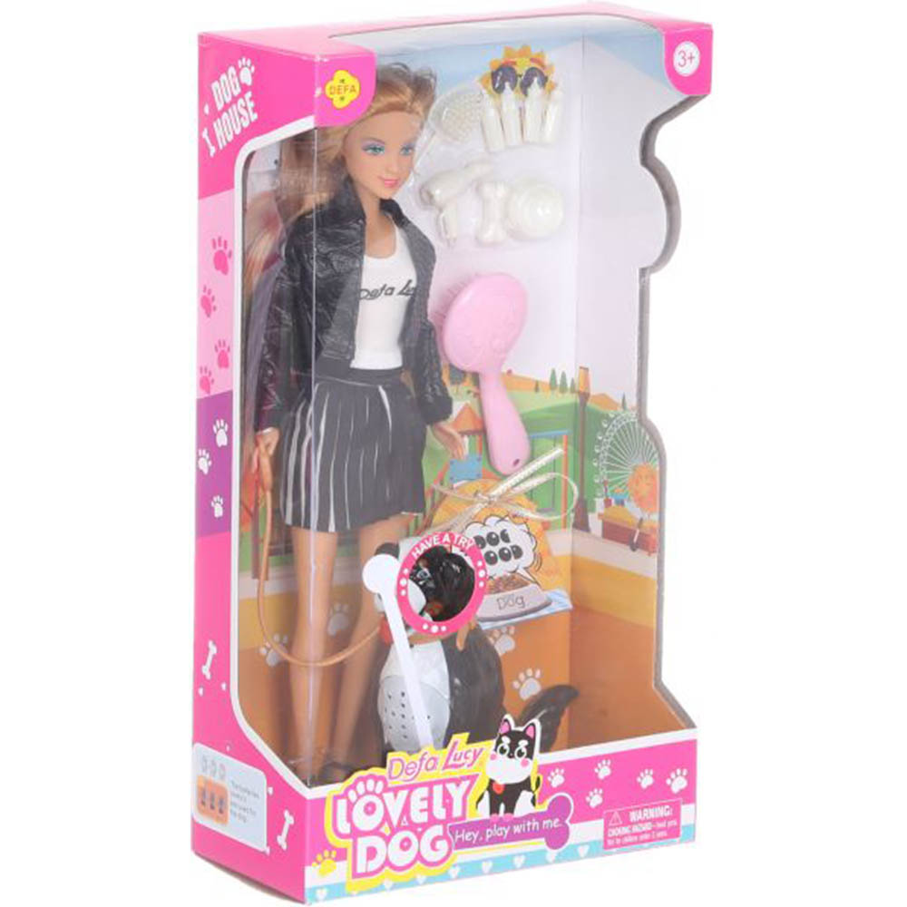 Defa Lucy Doll With Lovely Dog 5
