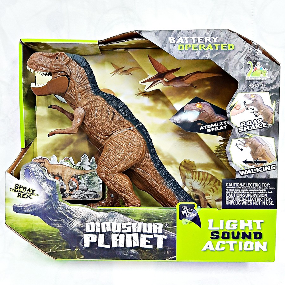 دایناسور موزیکال و حرکتی Toy Dinosaur Planet Light Sound Action