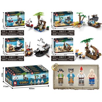 لگو دزدهای دریاییSY Pirates Island Storm Lego 1541