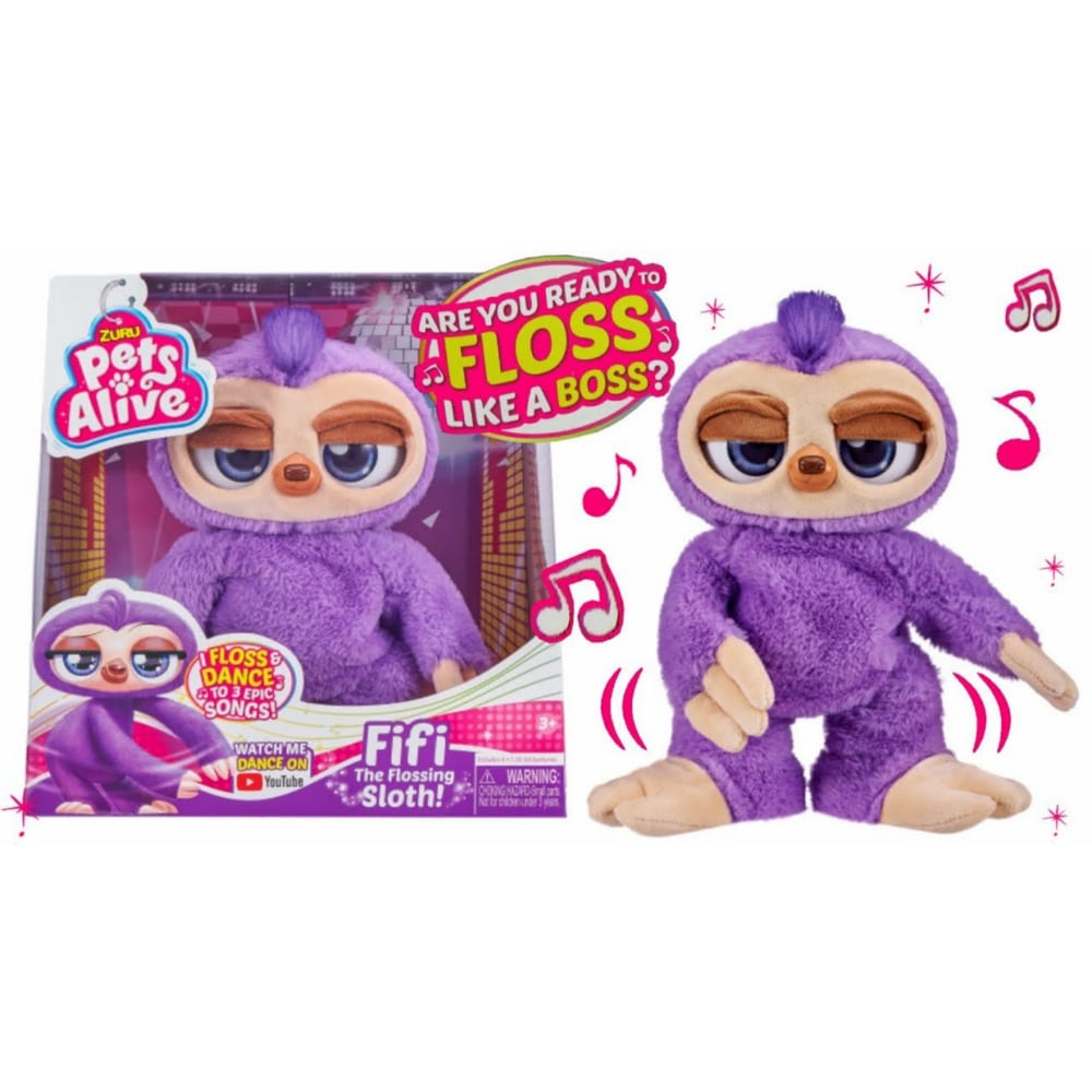 عروسک فیفی تنبل Fifi the flossing sloth Zuru 9516