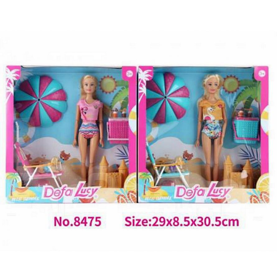 باربی در ساحل دفا لوسی Hello Sumer Barbie Defa Lucy 8475