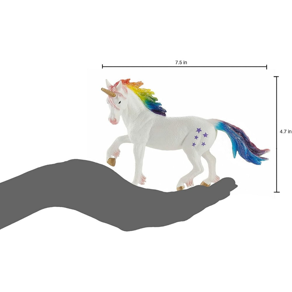 فیگور یونیکورن رنگین کمانی Unicorn Rainbow Figure Mojo 387296