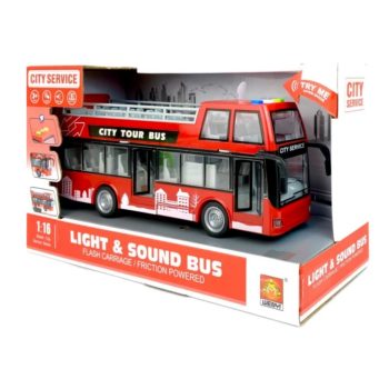 اتوبوس توریستی اسباب بازی City service light and sound bus