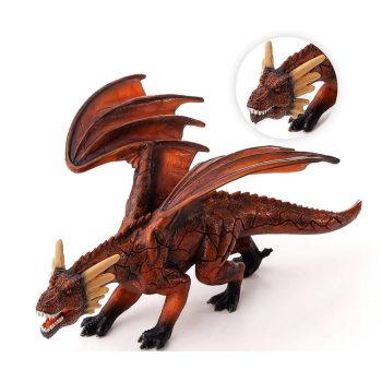 فیگور مینیاتوری اژدها آتشین Fire Dragon With Articulated Jaw MOJO 387253