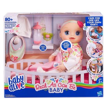 عروسک نوزاد موزیکال HASBRO Baby Alive (Baby As Can Be) E2352