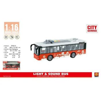 اسباب بازی اتوبوس برقی Light And Sound Bus WY911A