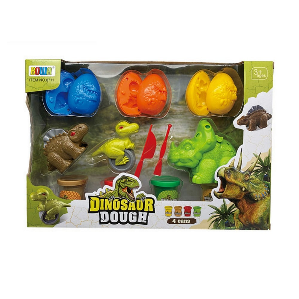 خمیر بازی دایناسوری Dinosaur Dough Bowa