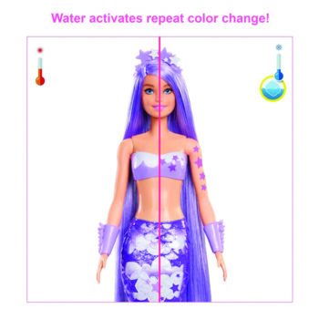 Mattle Barbie Color Revel Mermaid Series HCC46-6-min