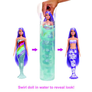 Mattle Barbie Color Revel Mermaid Series HCC46-7-min