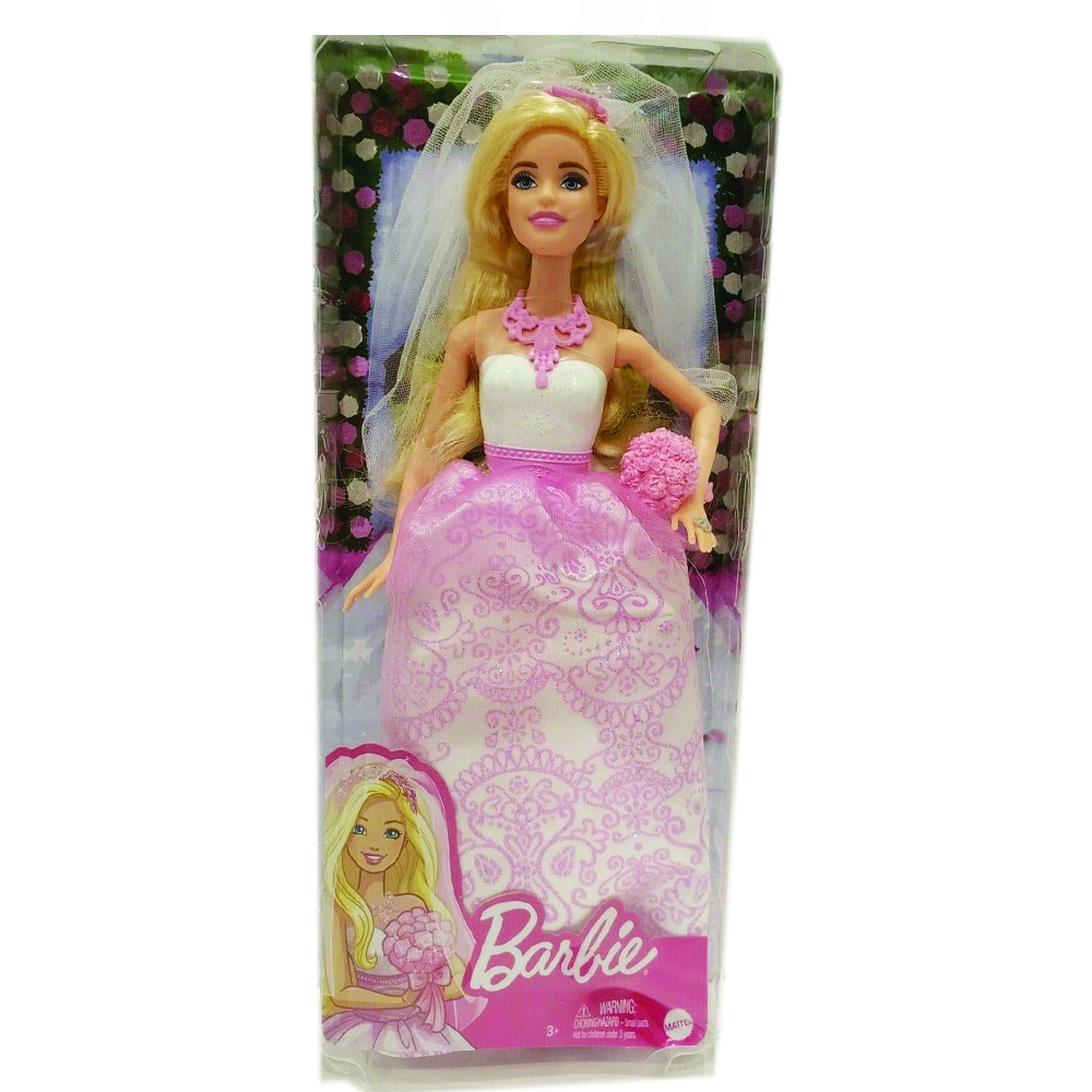 باربی با لباس عروس Barbie CFF37