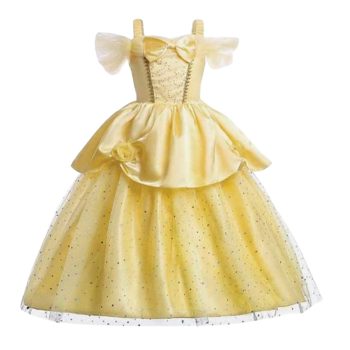 لباس بل دیو و دلبر کد: 12110 Belle Dress Modernita