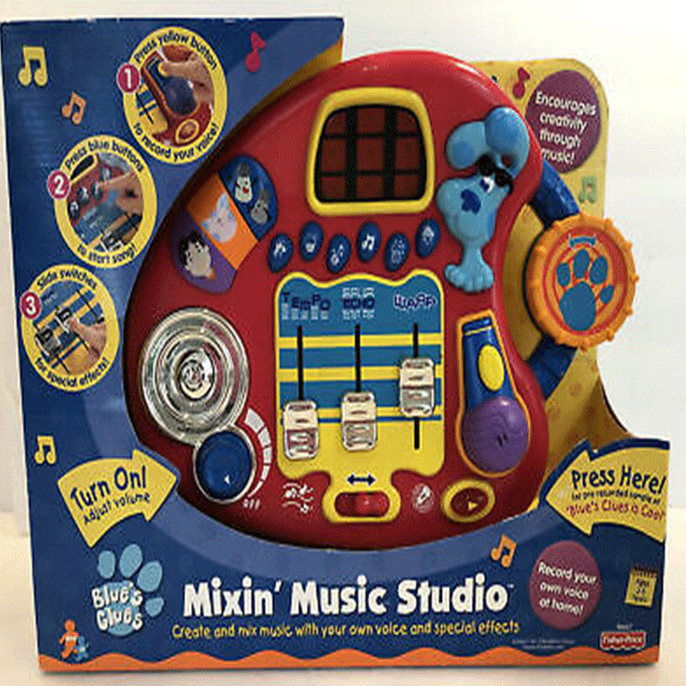 Blues Clues Mixin Music Studio Vintage 2001 music mixer Fisher Price
