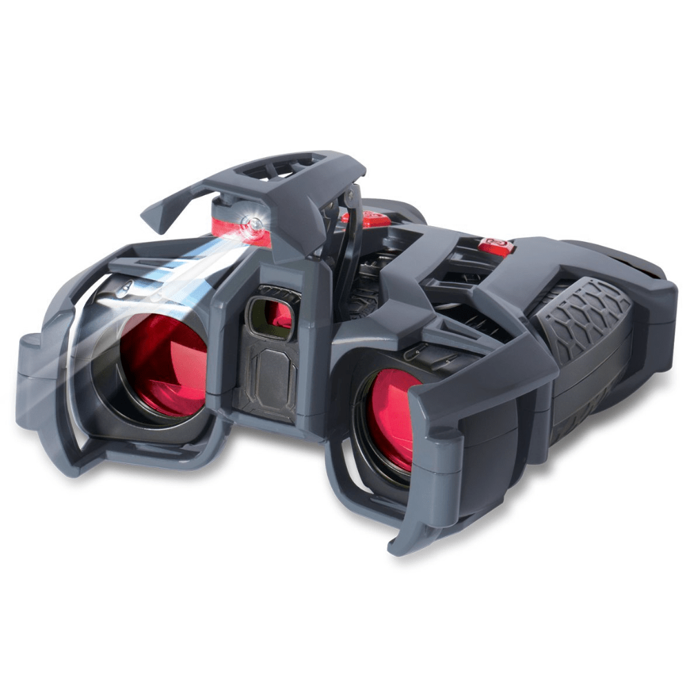 Binoculars w/Zoom & Red LED  Spinmaster