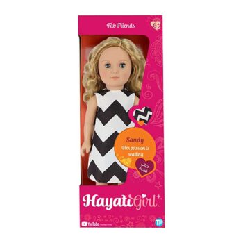 عروسک سندی با لباس بافتنی Hayati Girl Doll Sandy Weavy Dress