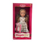 عروسک سیبا مدل لباس چهارخونه Hayati Girl Doll Siba Carreau Dress