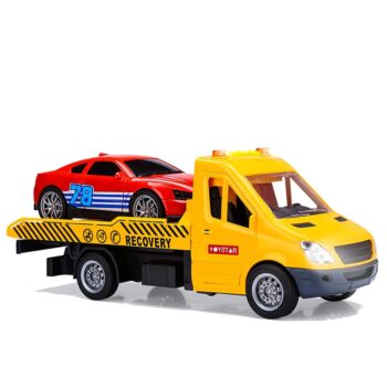 city rescue vehicle with and with a small car