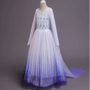 لباس سفید السا Elsa White Dress 11111