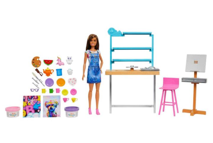 ست باربی هنرمند Barbie Create Art Studio HCM85 