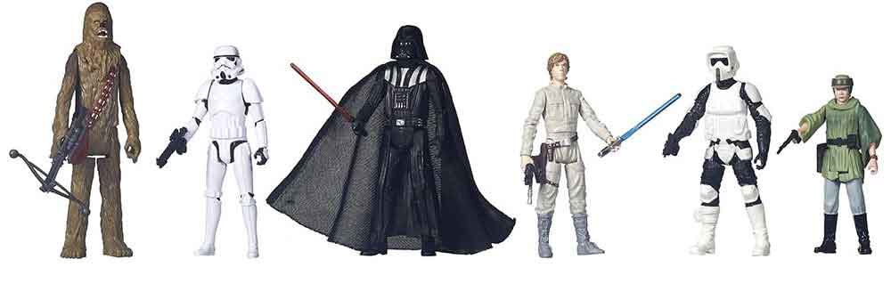 پک 6 عددی فیگور جنگ ستارگان Star Wars Epic Battles Figures 6 Pack