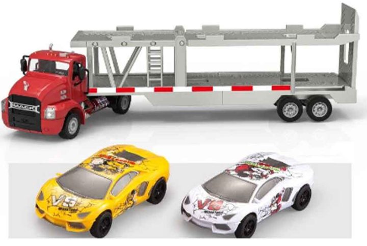 کامیون حمل و نقل ماشین Transporter Truck Kids RC Double E