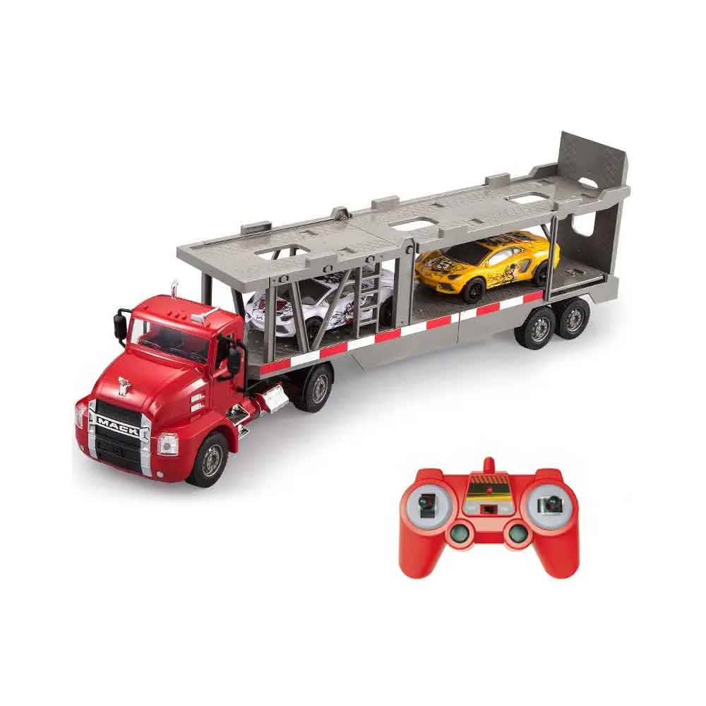 کامیون کنترلی حمل و نقل ماشین کد:001-583 Transporter Truck Kids RC Double E