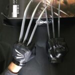 دستکش سیاه سه تیغ ولورین کد:5866 Wolverine Claws Werewolf Paw Black Gloves