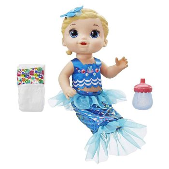 عروسک بیبی الایو Baby Alive Shimmer 'n Splash Mermaid