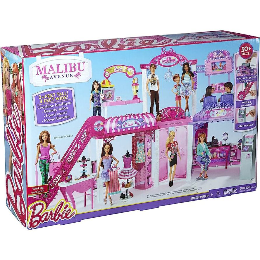 باربی مال اورجینال Barbie Malibu Ave Mall CNB31 