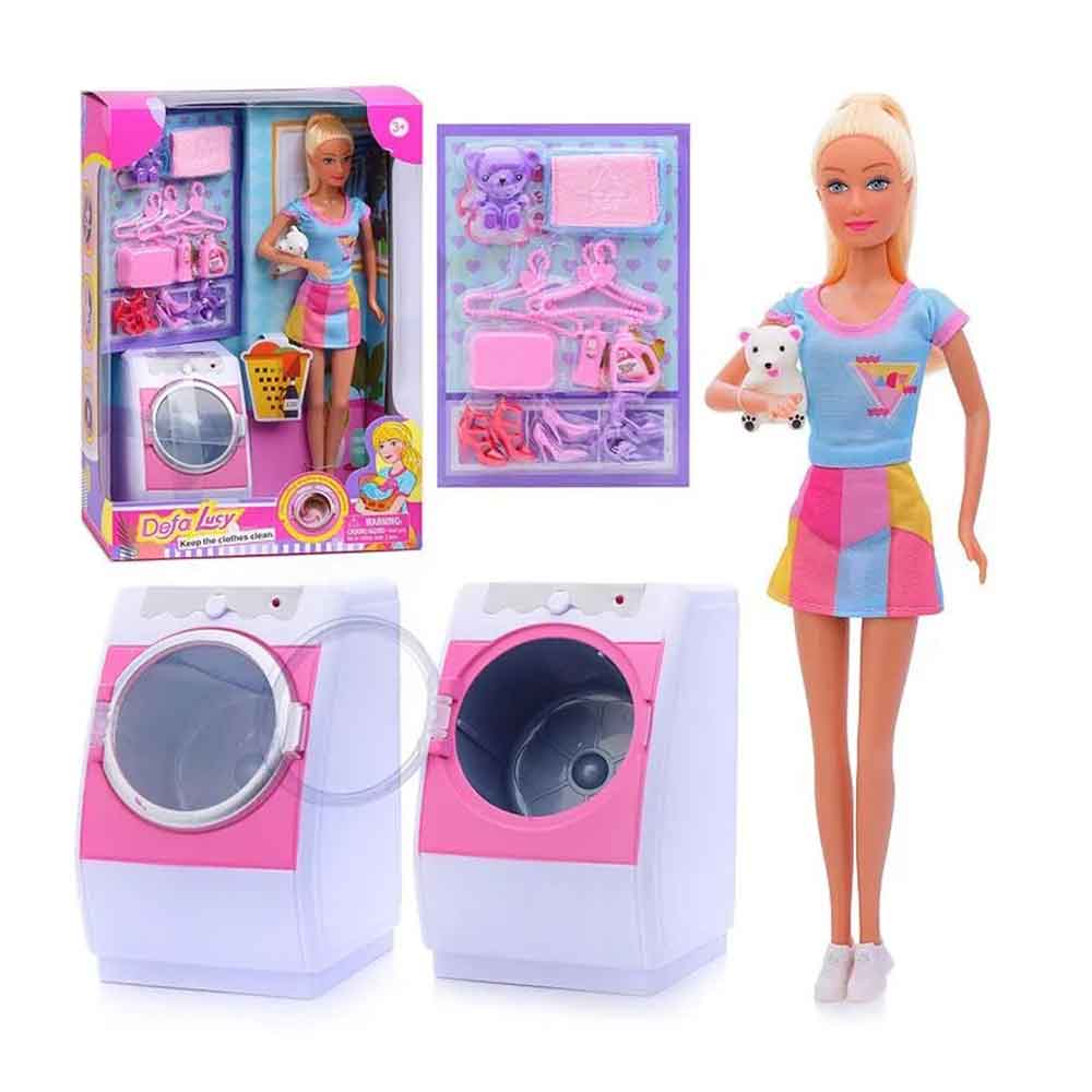 باربی دفالوسی با لوازم جانبی Barbie doll Defa Lucy with Dog and accessories, in box