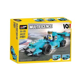 لگو ماشین مسابقه ای دکول کد:31031 DECOOL MULTIFICENCE BLUE GHOST RACE CAR