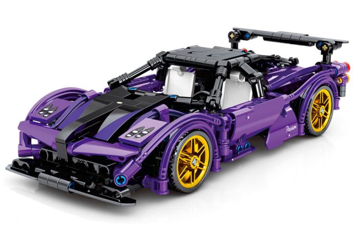لگو ماشین بنفش SY Purple Super Car 8160
