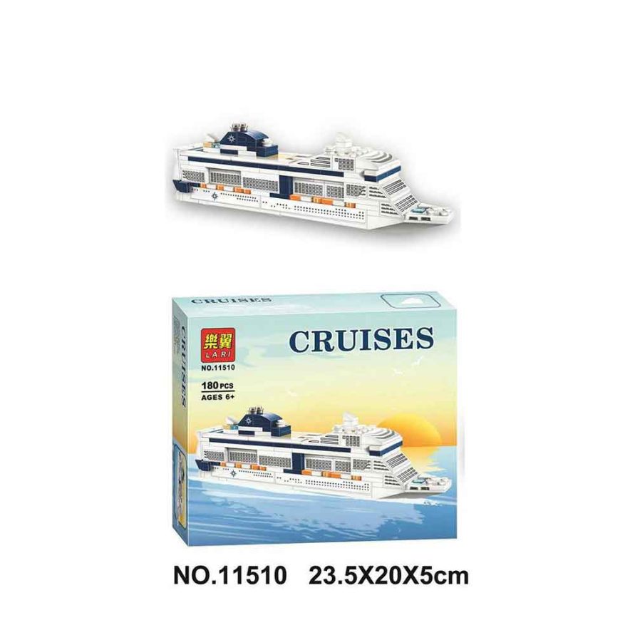 لگو کشتی کروز Lego Compatible Toy Cruise Ship Model