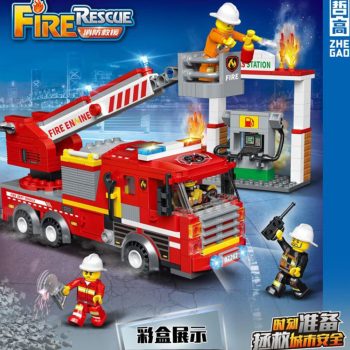 لگو ایستگاه آتش نشانی fire rescue 2262
