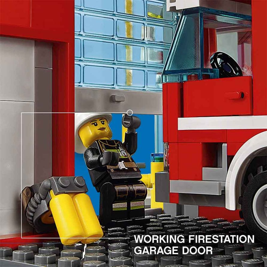 لگو ایستگاه آتش نشانی کد: 6064 LEGO City Fire Station