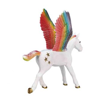 فیگور یونیکورن رنگین کمانی بالدار کد: 387296 MOJO Pegasus Rainbow Unicorn Figure