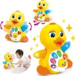 اسباب بازی نوزادی اردک موزیکال 808 Hola Toys