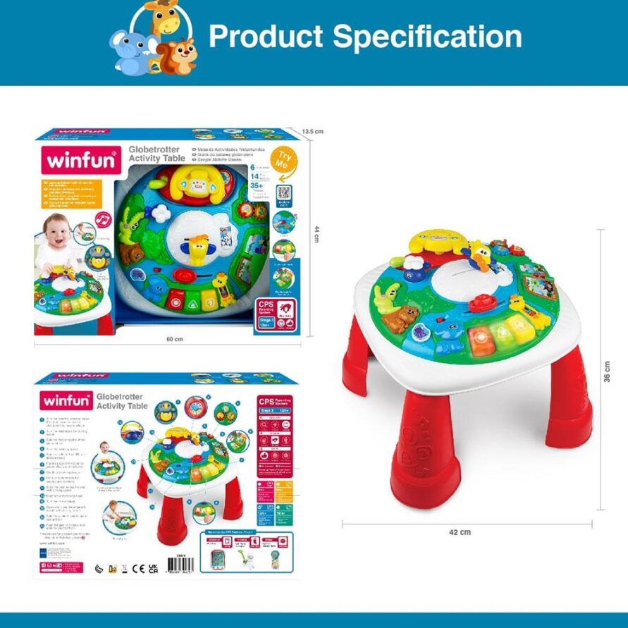 میز بازی کودک کد Winfun 000876