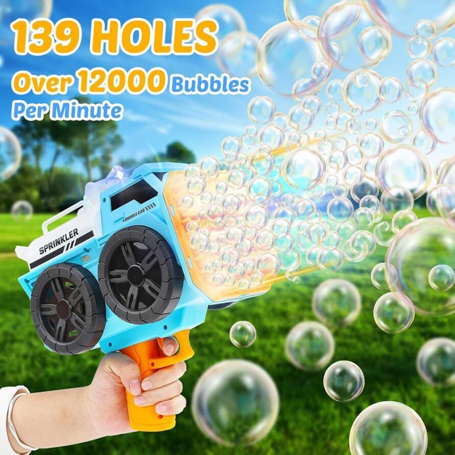 تفنگ حباب ساز طرح کامیون کد Sprinkler Bubble Car 1370