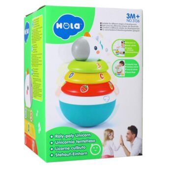 اسباب‌بازی یونیکورن سه کاره هولی تویز کد 3136