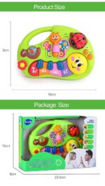 پیانو موزیکال هولی تویز طرح پروانه ای کد 927