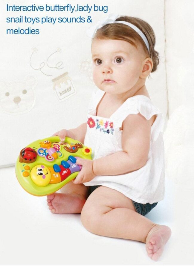 پیانو موزیکال هولی تویز طرح پروانه ای کد 927