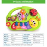 پیانو موزیکال هولی تویز طرح پروانه ای کد 927