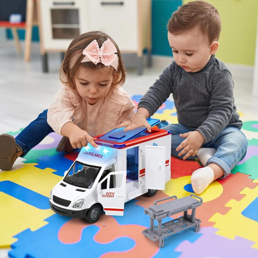آمبولانس و ون پلیس اسباب‌بازی کد City Service RJ5501