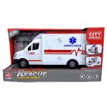 آمبولانس و ون پلیس اسباب‌بازی کد City Service RJ5501