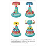 اسباب‌بازی فیل حلقه‌ای موزیکال کد baoli toys 1305C