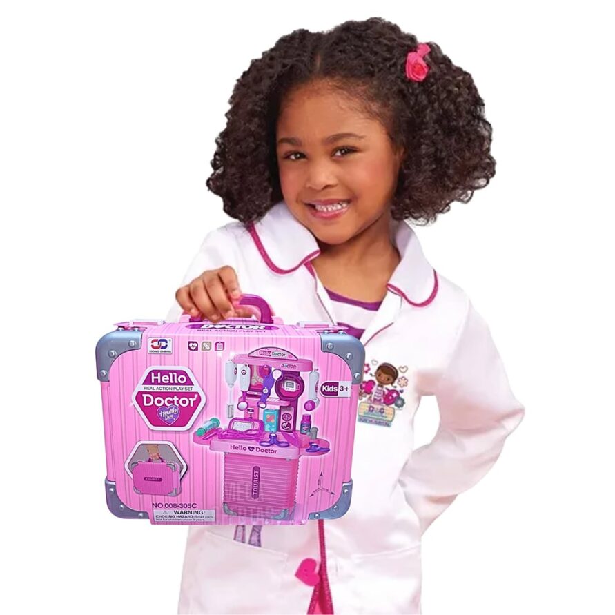 ست پزشکی چمدانی 3 در 1 کودکان کد Hello Doctor 008-305C