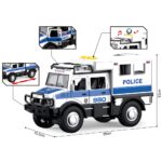 ماشین پلیس اسباب‌بازی اینرسی مقیاس 1:16 کد WY980A