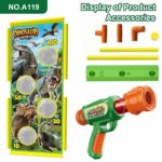 تفنگ تیر فومی کودک با سیبل اردک و دایناسور کد A118 و A119