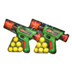 تفنگ تیر فومی کودک با سیبل اردک و دایناسور کد A118 و A119