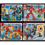 لگو اونجرز 4 در 1 ربات و دایناسور کد MG 818